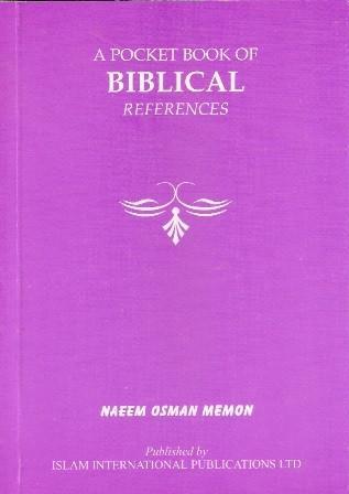 A Pocket Book of Biblical References