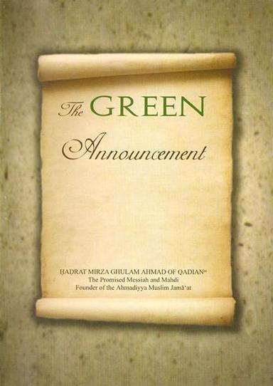 The Green Announcement