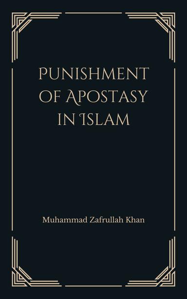 Punishment of Apostacy in Islam