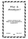 What is Ahmadiyyat?